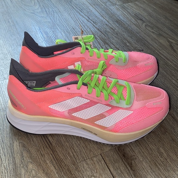 adidas Shoes - Women’s Adizero Boston 11 'Beam Pink Beam Green'